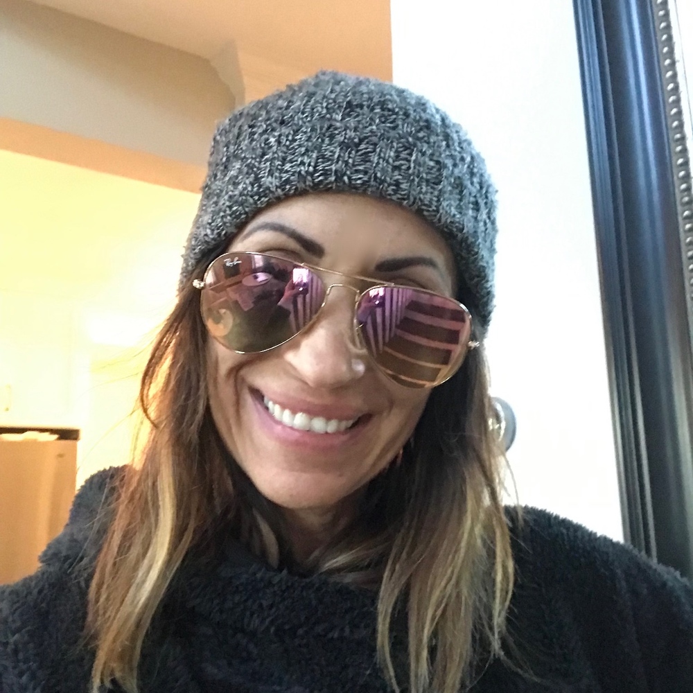 Rose Gold Ray-Ban Aviators